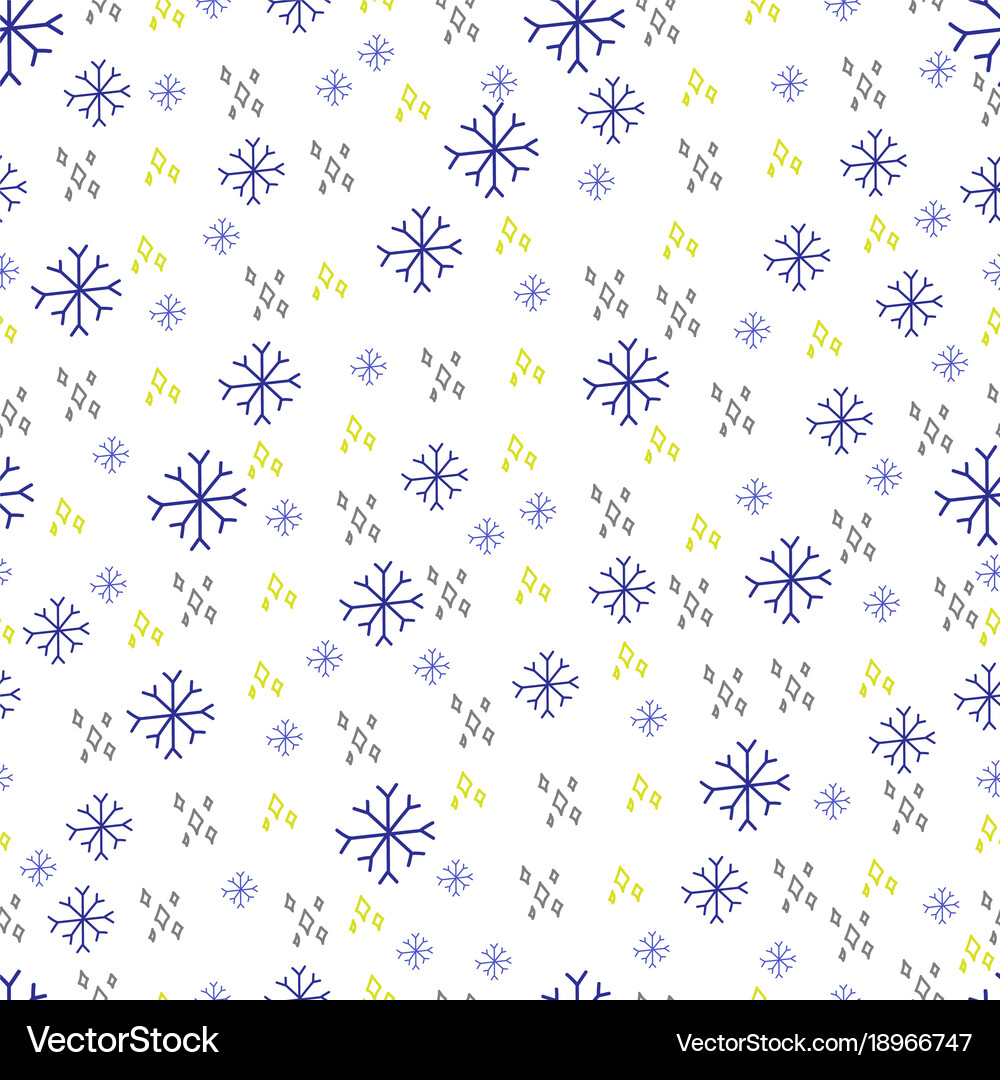 Winter christmas seamless pattern texture Vector Image