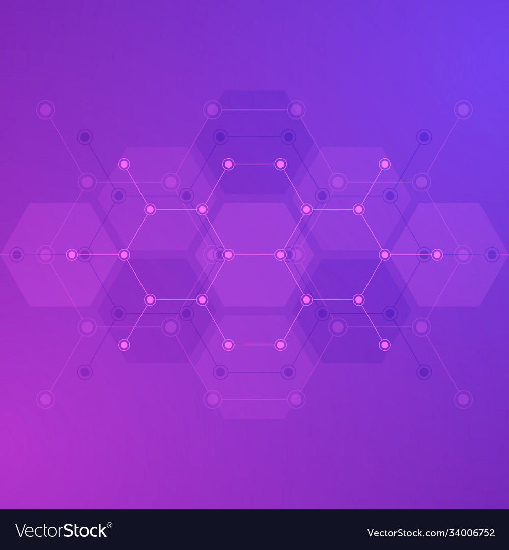 Abstract background hexagons shape pattern vector image Abstract background hexagons shape pattern