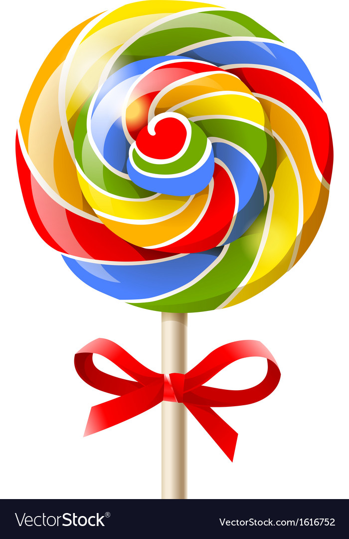 Download Bright lollipop Royalty Free Vector Image - VectorStock