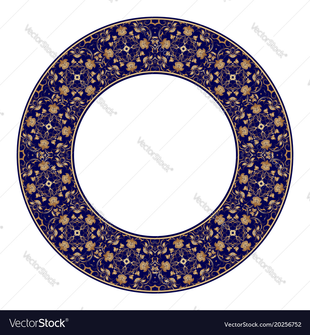Gold circular pattern 01