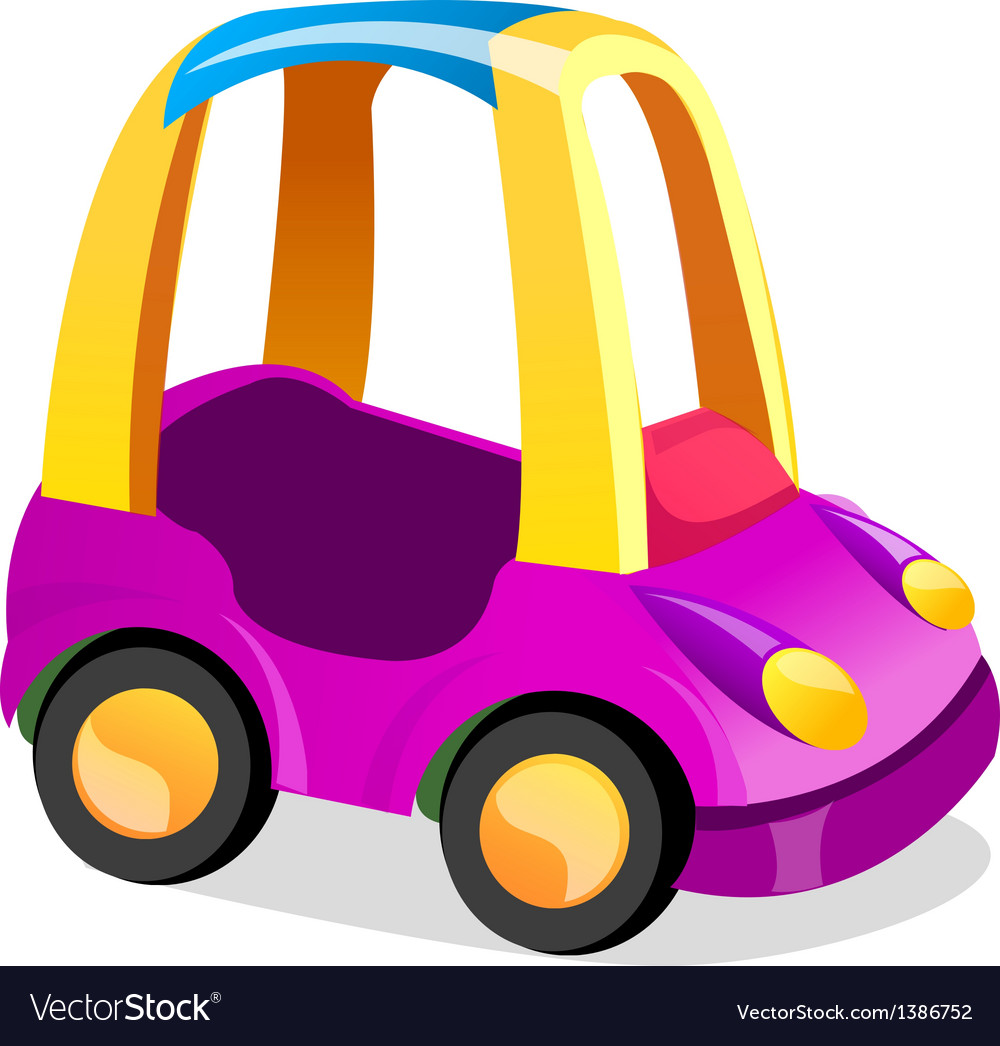 Icon toy car Royalty Free Vector Image - VectorStock