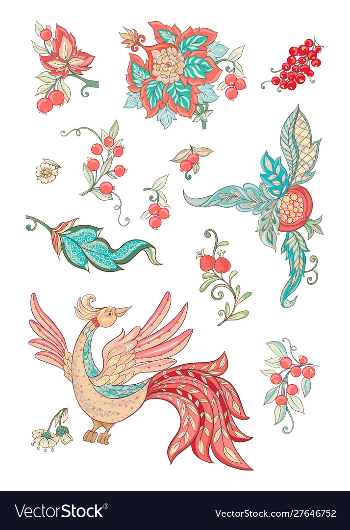 Jacobean Floral Embroidery