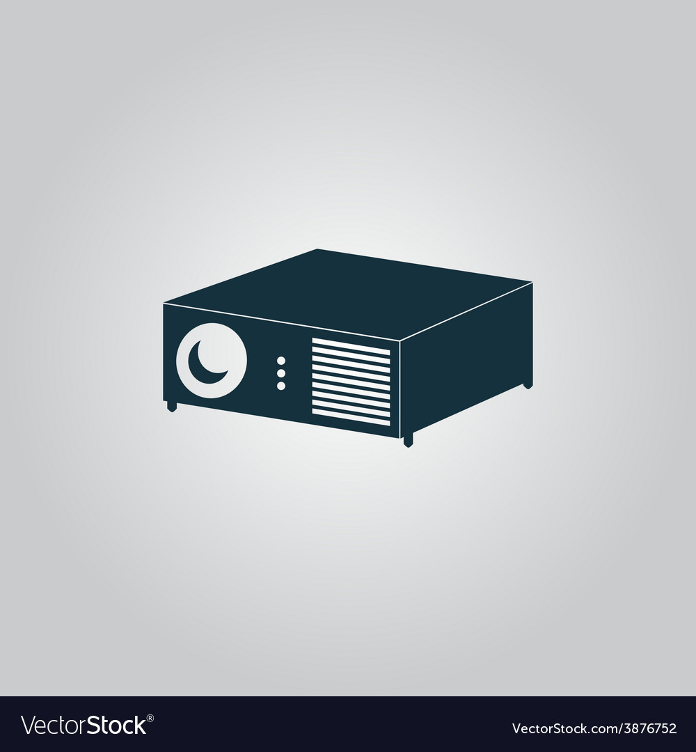 Projector sign icon