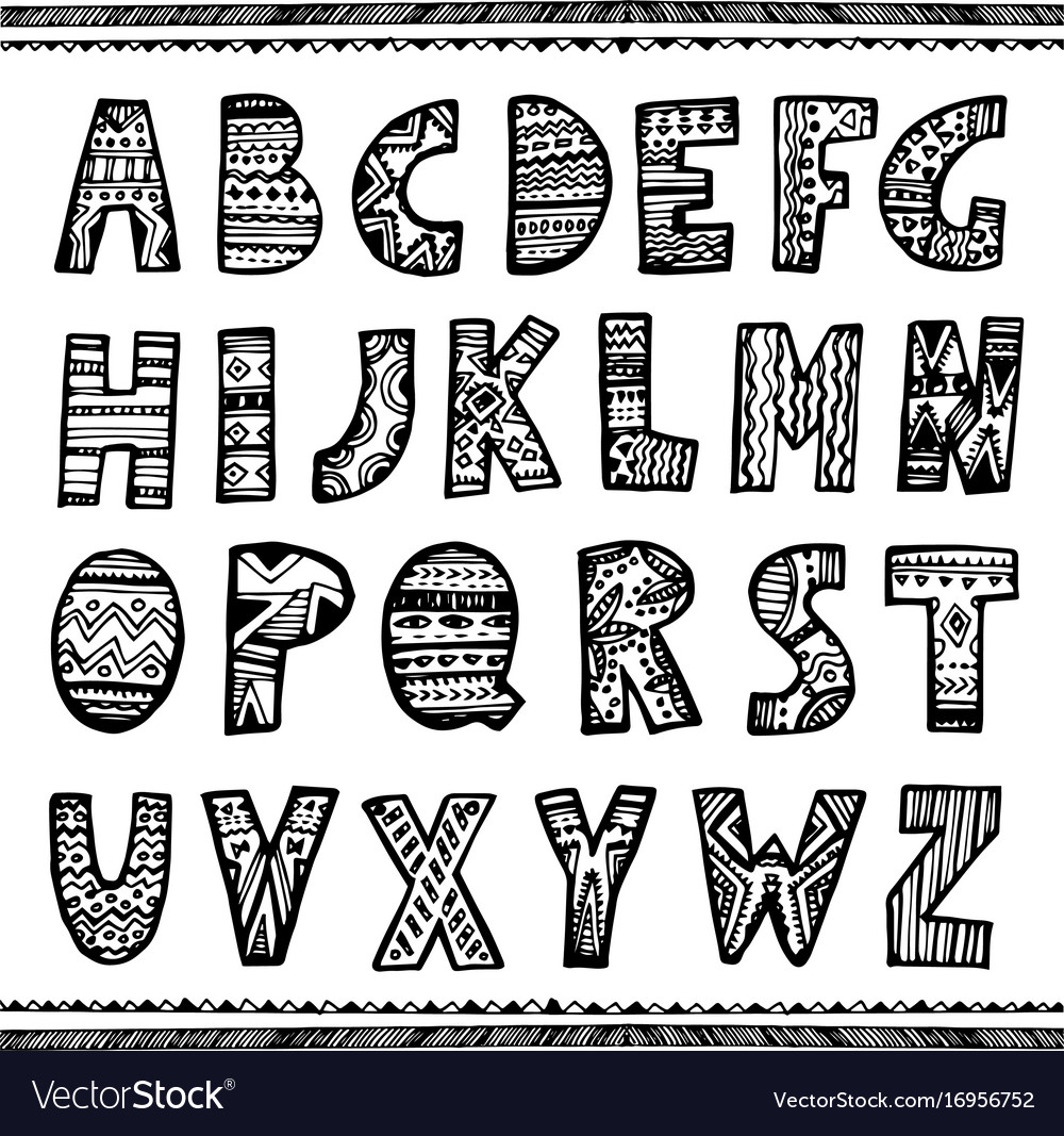 Tribal Ornamental Font