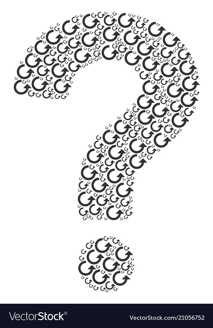 Unknown shape of rotate icons Vector Image Unknown shape of rotate icons