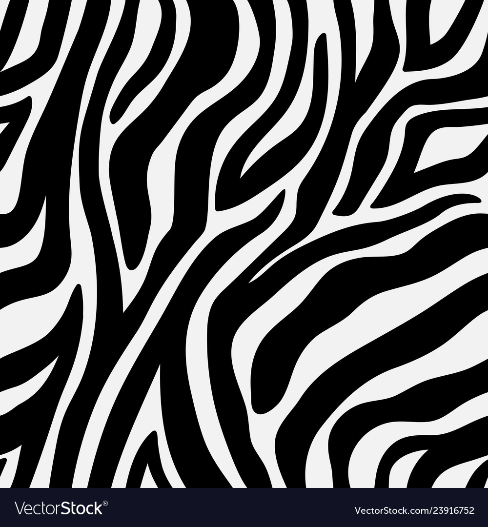 Zebra Pattern Seamless Background