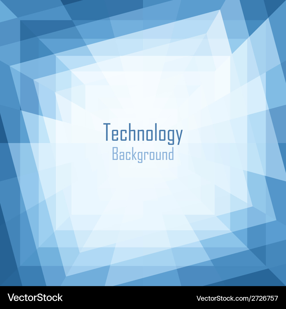 Abstract blue technology background Royalty Free Vector
