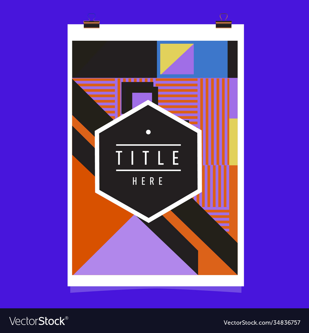 Abstract colorful geometric pattern background