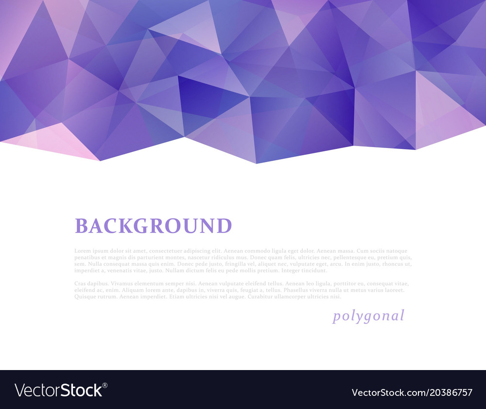 Abstract triangular banner