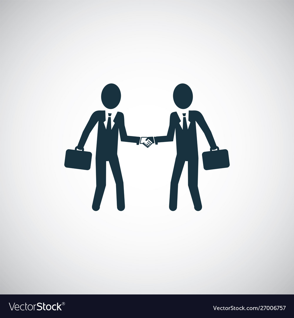 Businessmen Handshake Icon