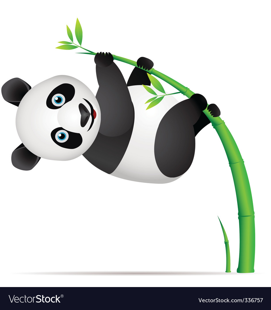 Kawaii panda Royalty Free Vector Image - VectorStock