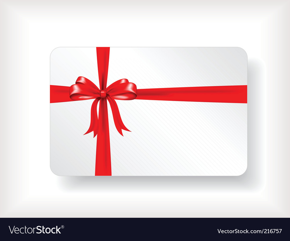 Gift card Royalty Free Vector Image VectorStock