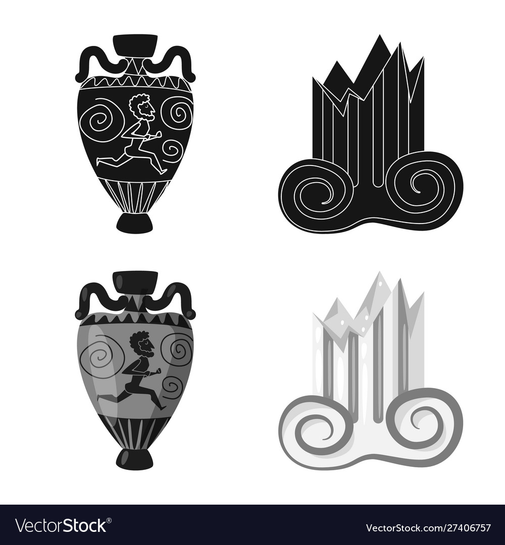 Isolated object story and items icon Vector Image Isolated object story and items icon