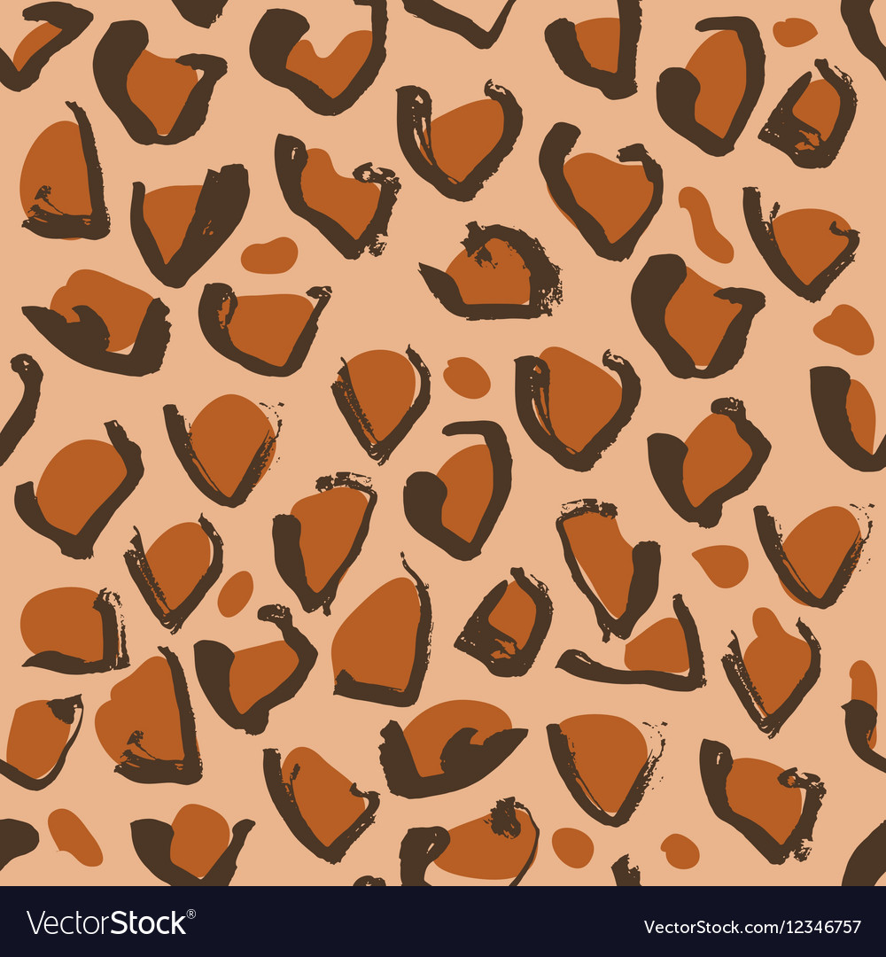 Leopard print seamless pattern