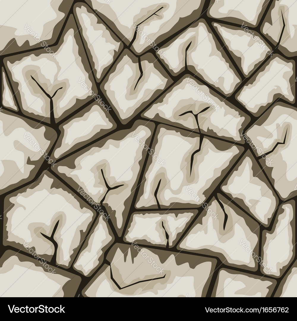 Brown stone seamless pattern Royalty Free Vector Image