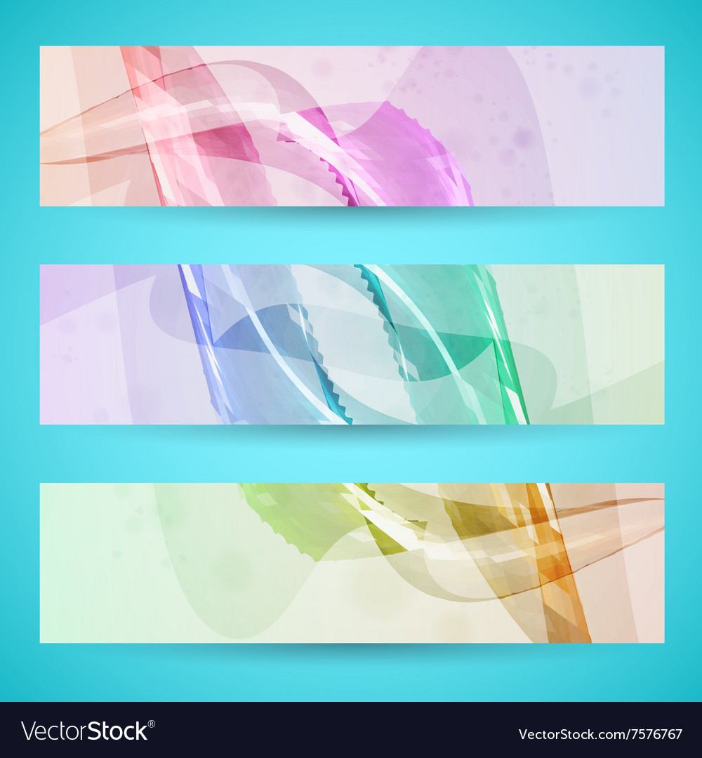 Abstract Banner Background Royalty Free Vector Image
