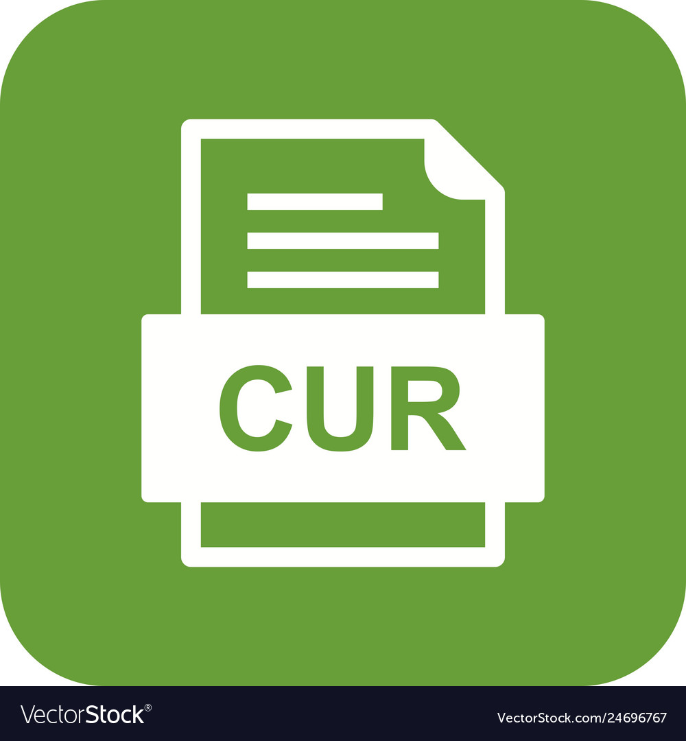 Cur file document icon