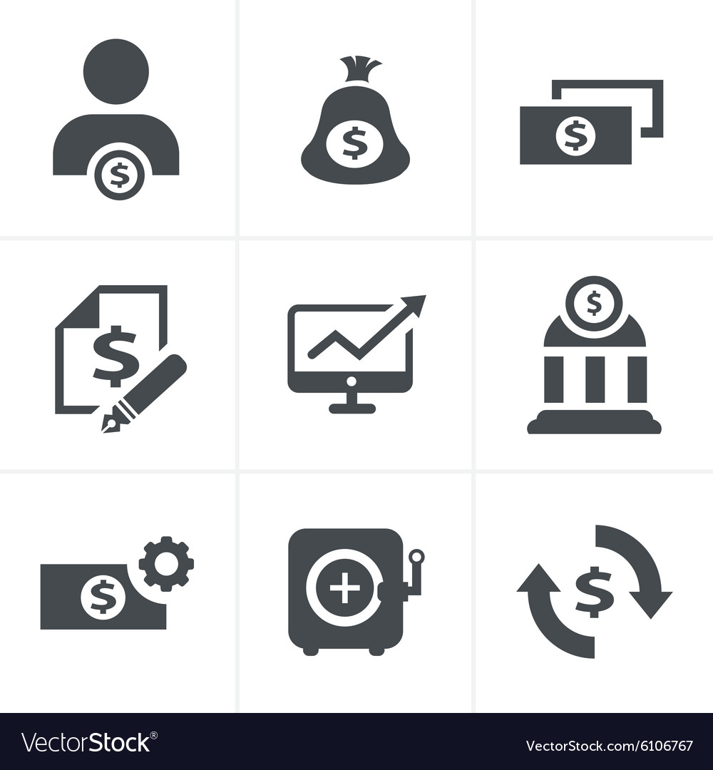 Finance icon set