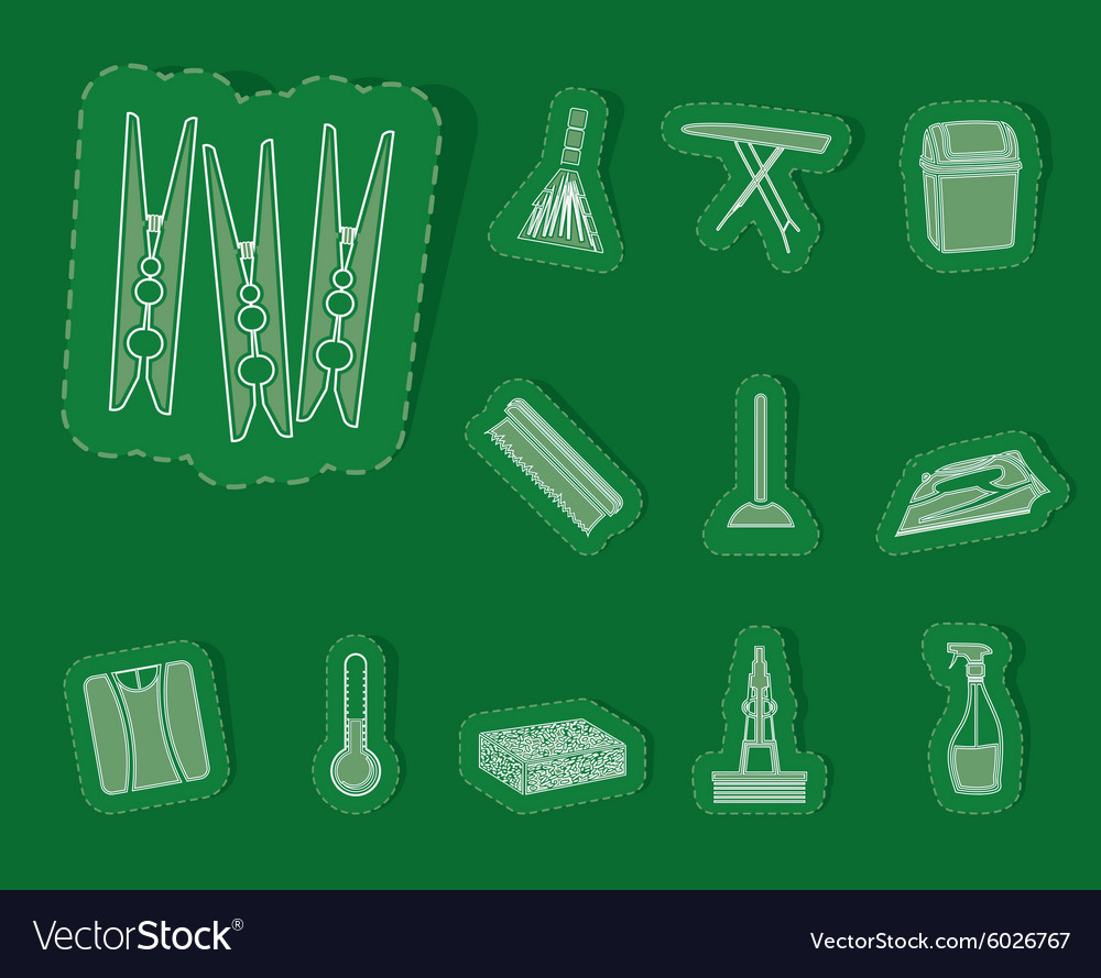 Home objects and tools icons