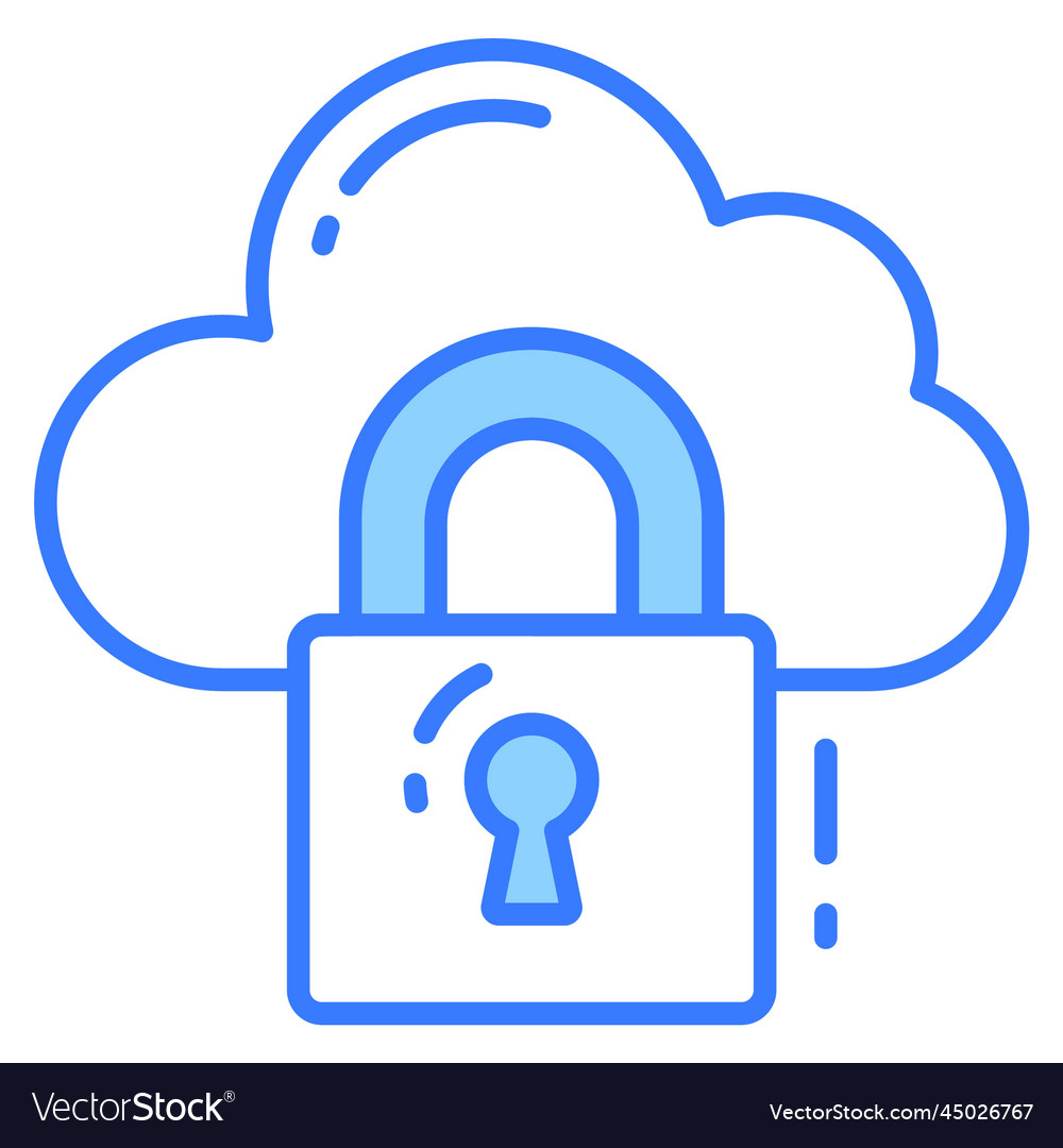 Lock icon for graphic and web design