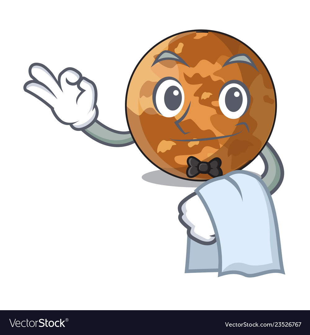 Mercury Waiter Planet Character