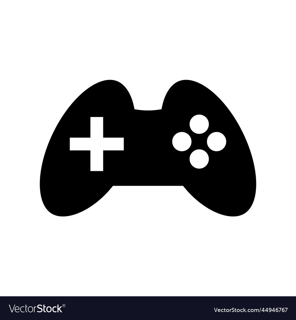 Modern game controller icon or symbol