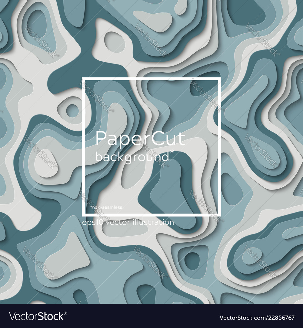 Nonseamless grau-blau futuristischer Papierschnitt vector image Nonseamless grau-blau futuristischer Papierschnitt