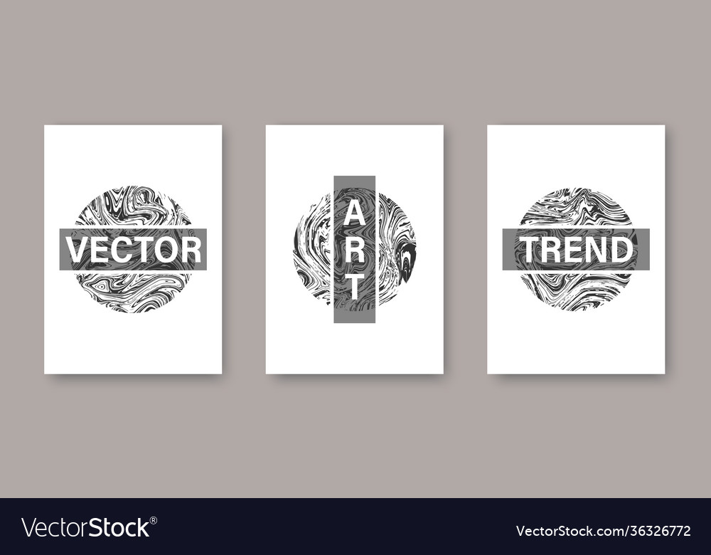 Abstract frames marble texture elements Vector Image Abstract frames marble texture elements