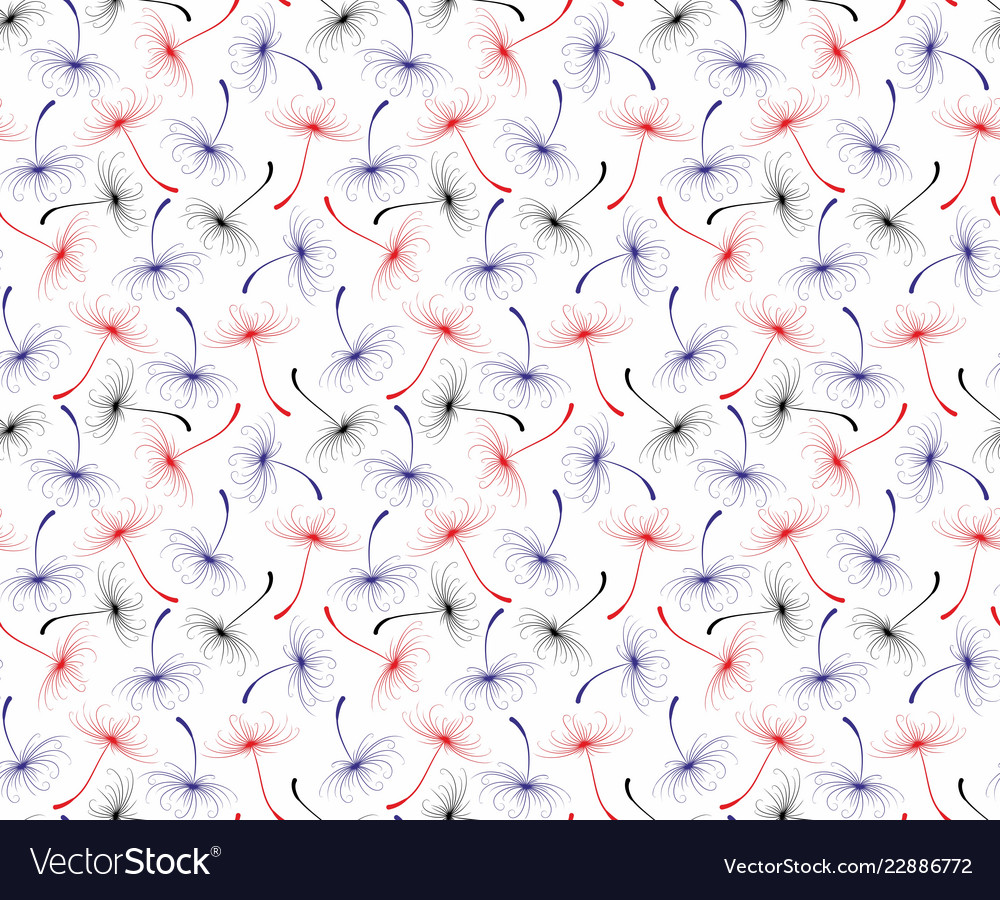 Background with dandelion seeds