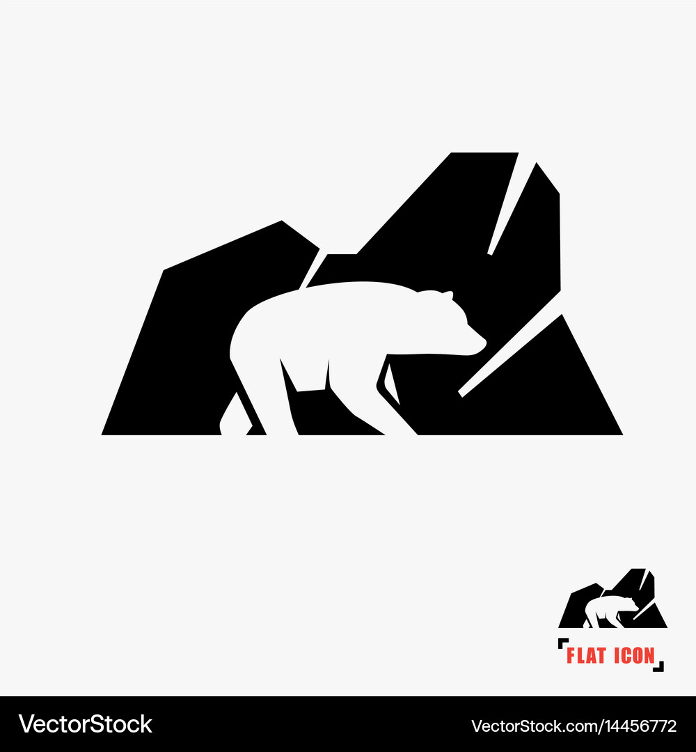 Bear icon Royalty Free Vector Image - VectorStock