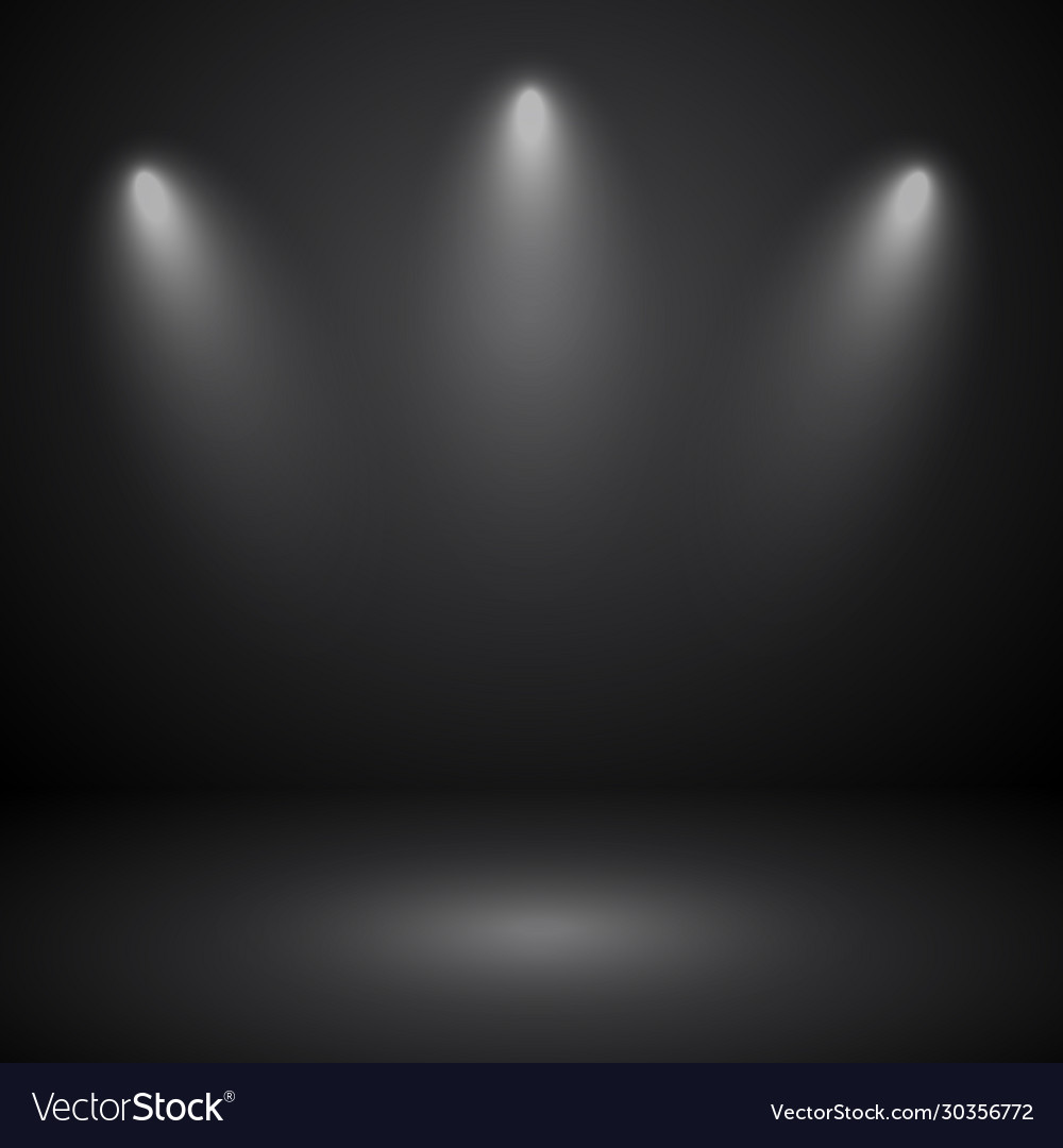 Empty gray studio abstract background Royalty Free Vector