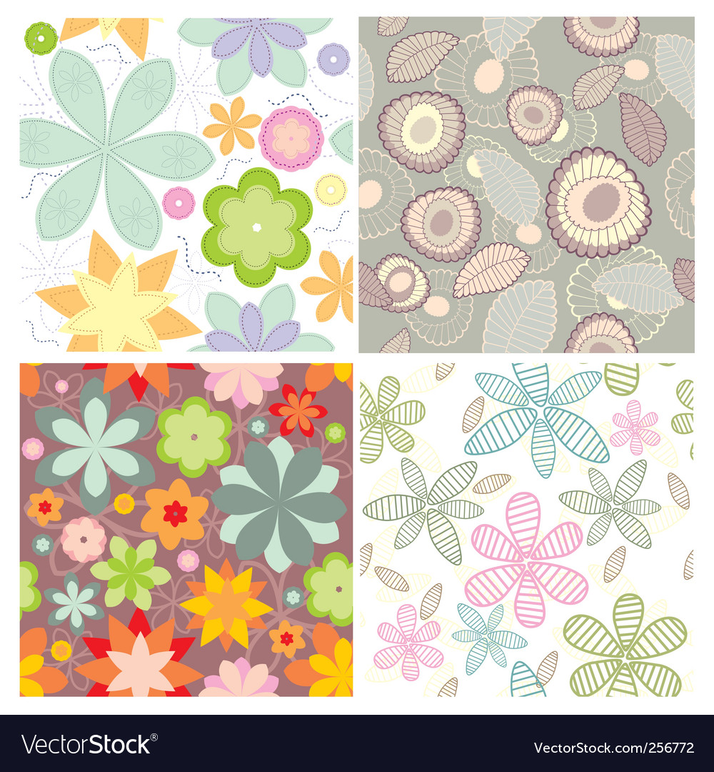 Floral Seamless Patterns