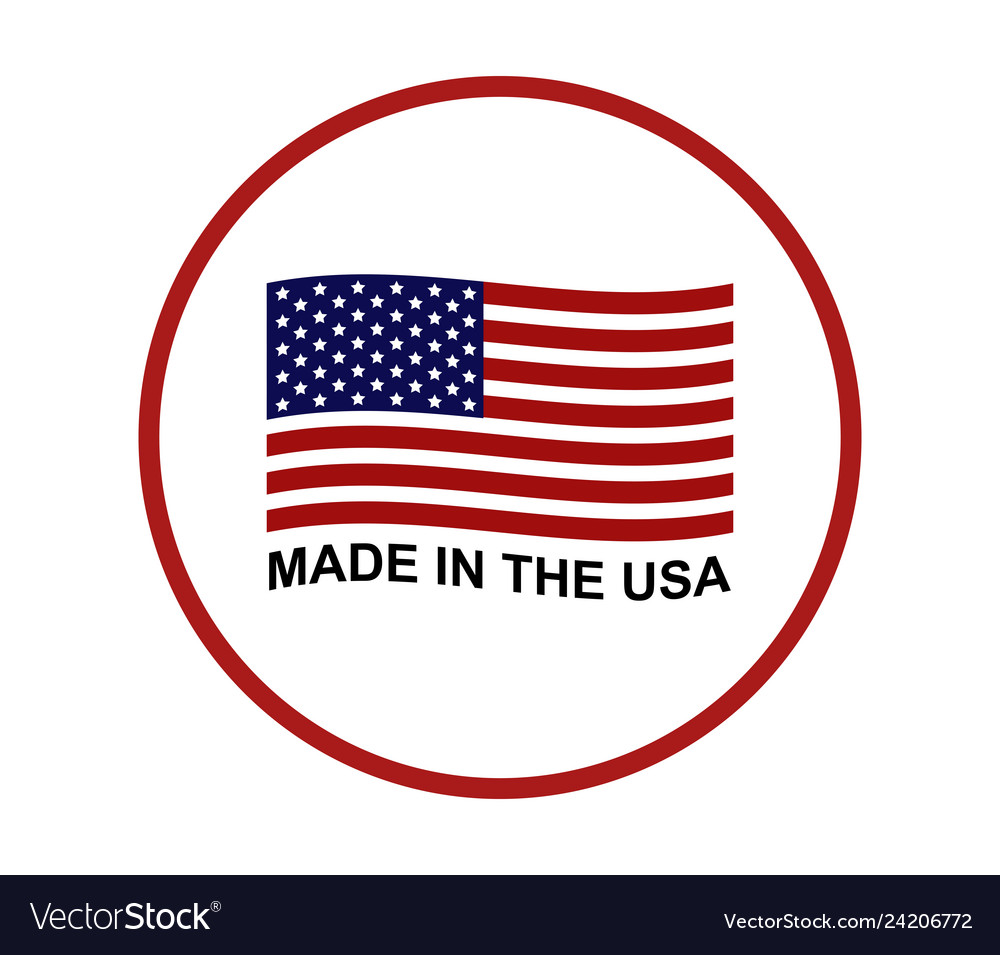 Made in usa vector image Made in usa
