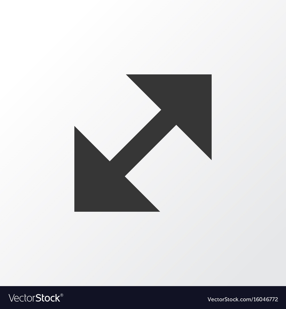 Resize icon symbol premium quality isolated