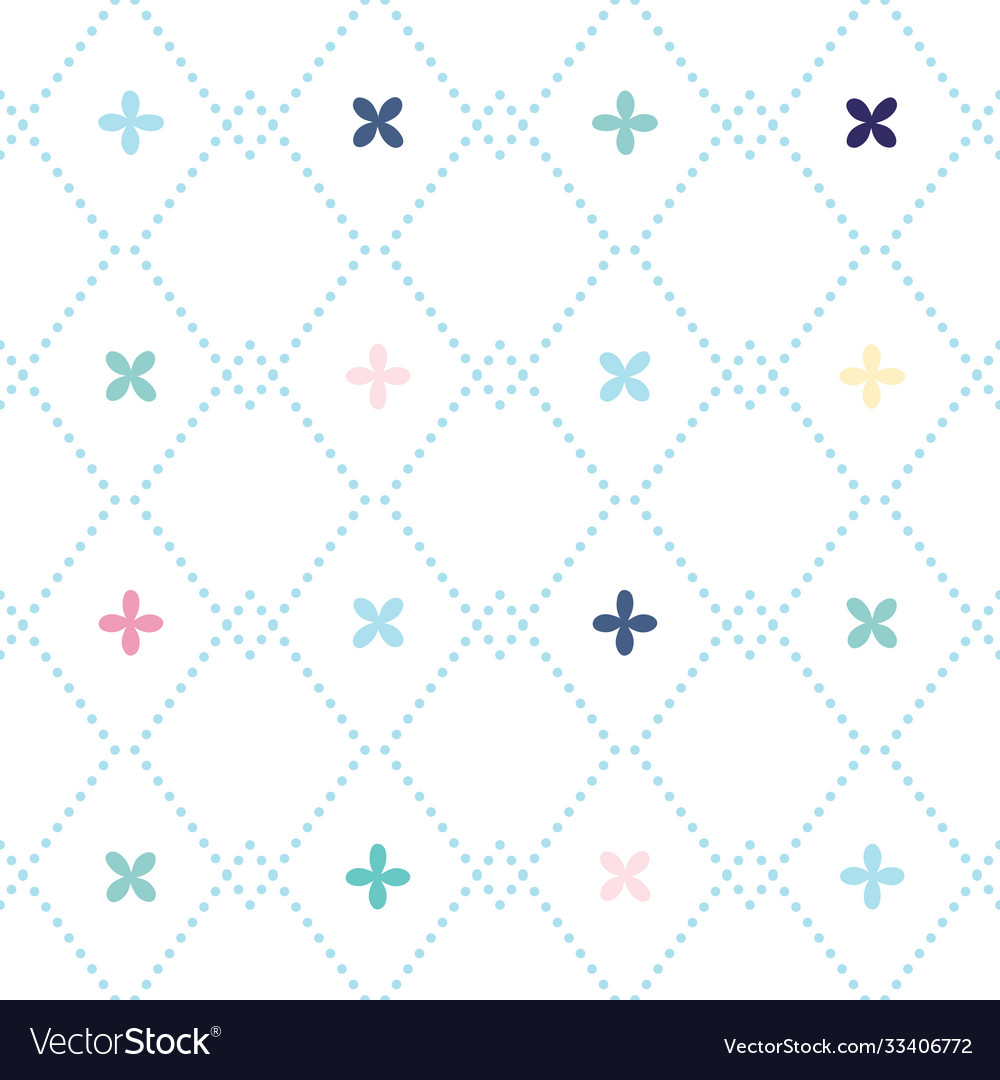 Seamless pattern with rhombuses vector image Seamless pattern with rhombuses