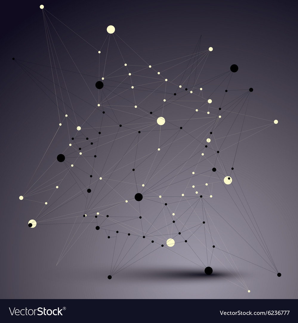 3d mesh contemporary technology abstract object
