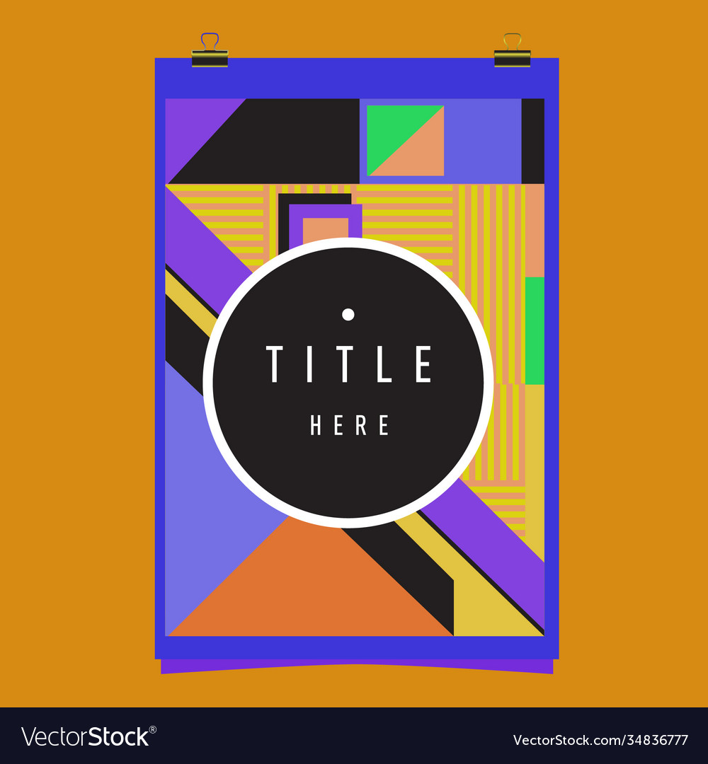 Abstract colorful geometric pattern background