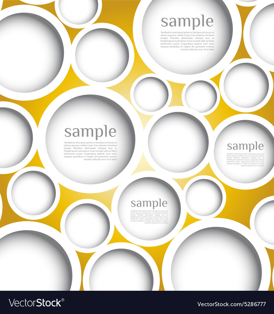 Abstract web design bubble with background