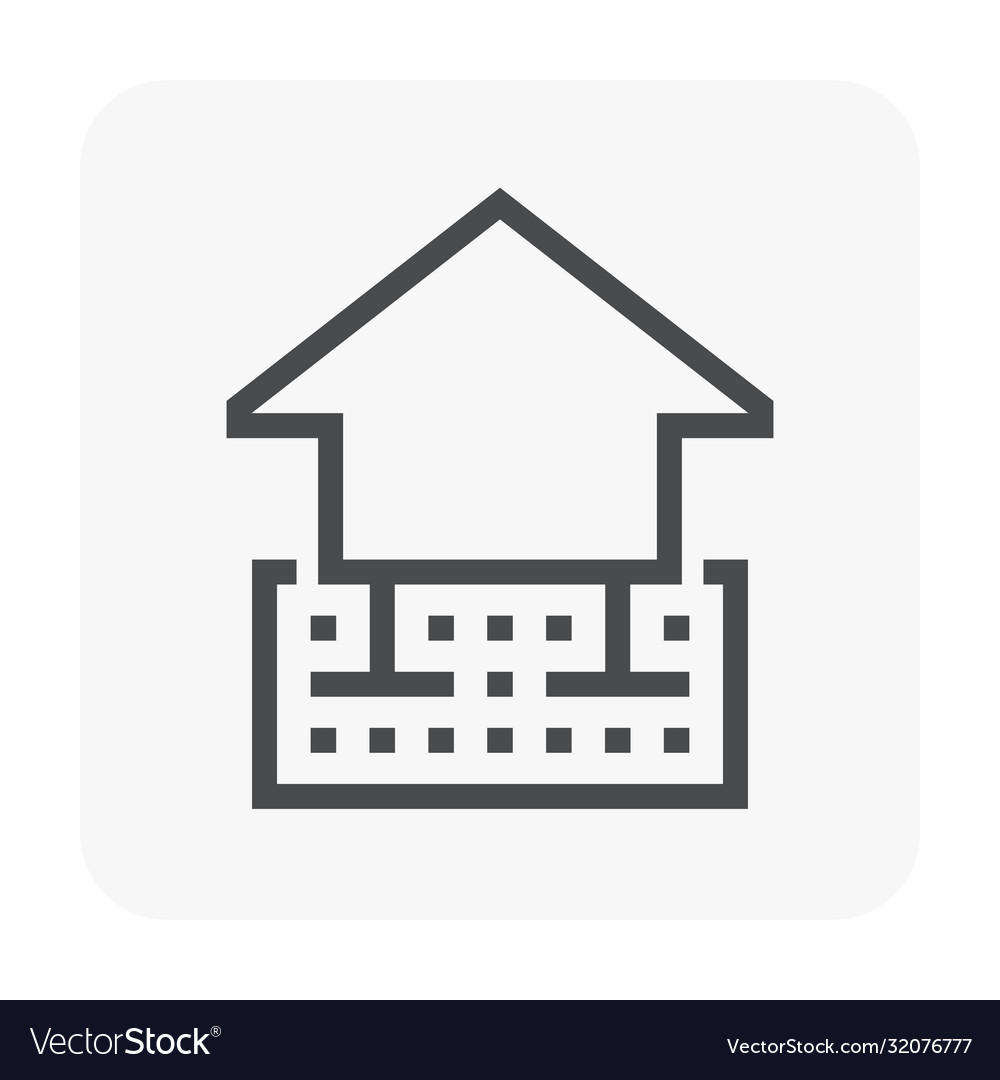 Geotechnical engineering icon vector image Geotechnical engineering icon