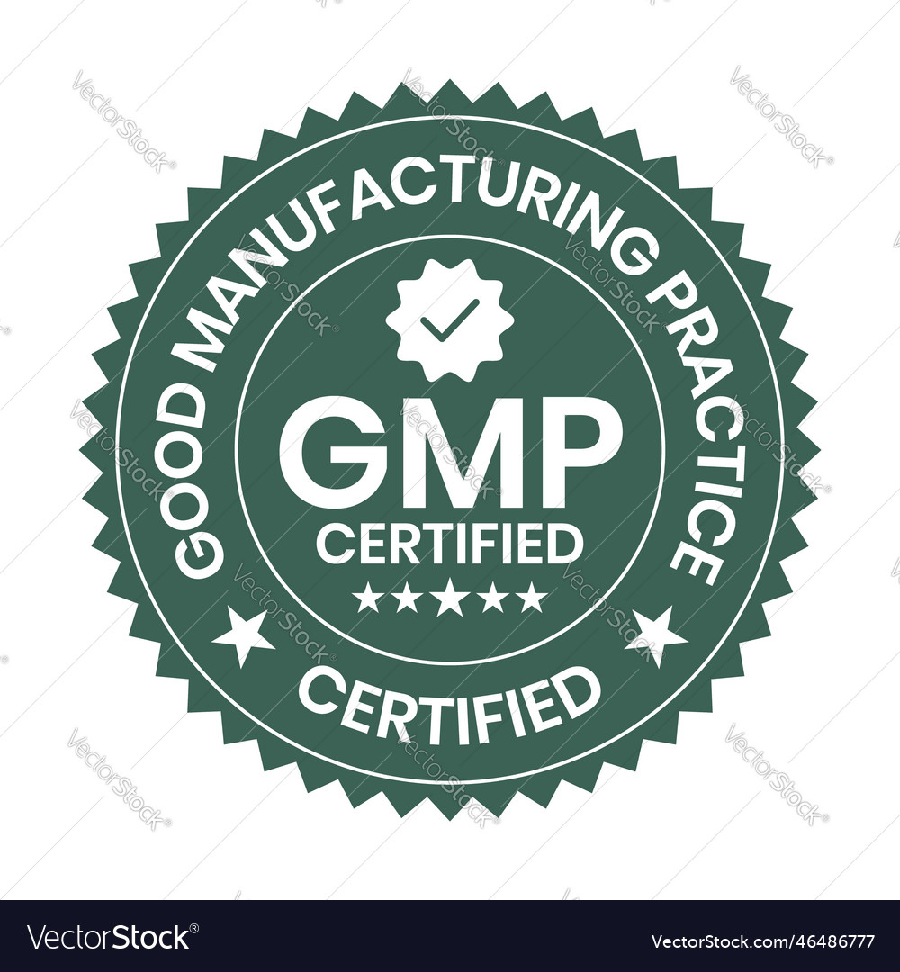 Gmp certified or good manufacturing practice