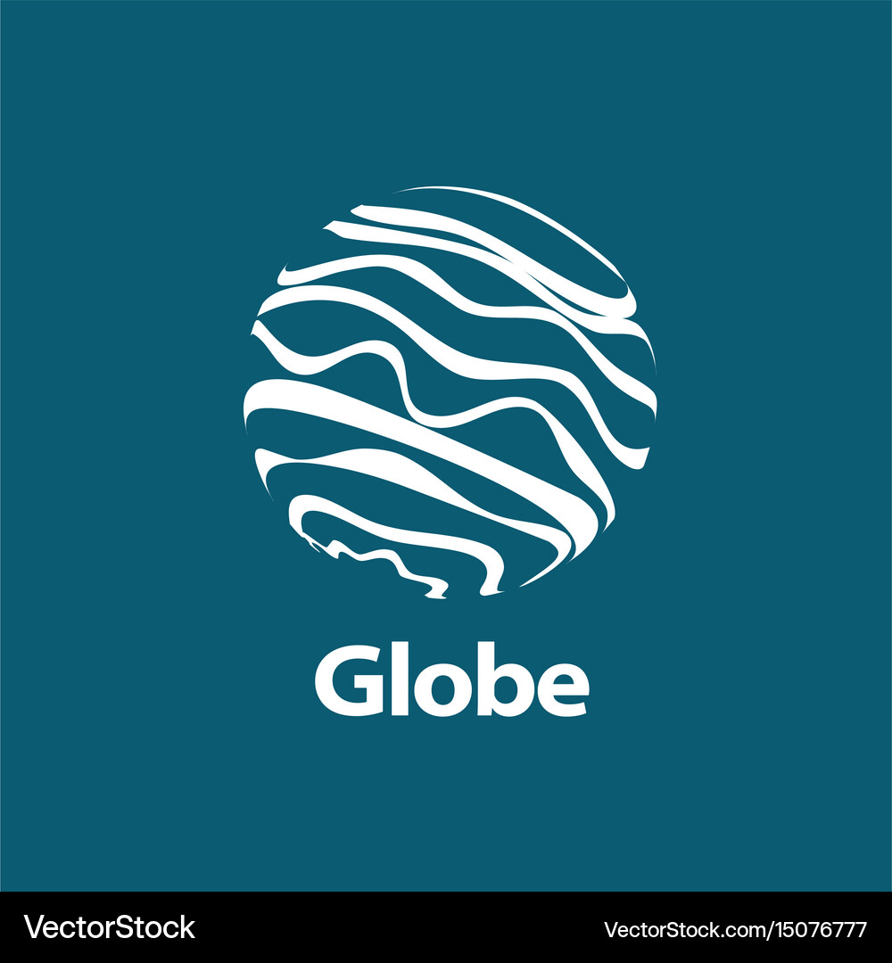 Logo globe Royalty Free Vector Image - VectorStock