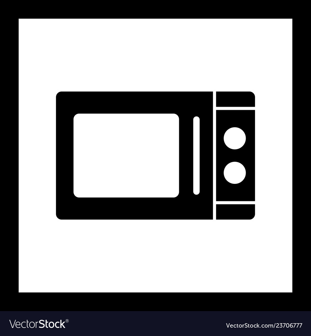 Microwave oven icon