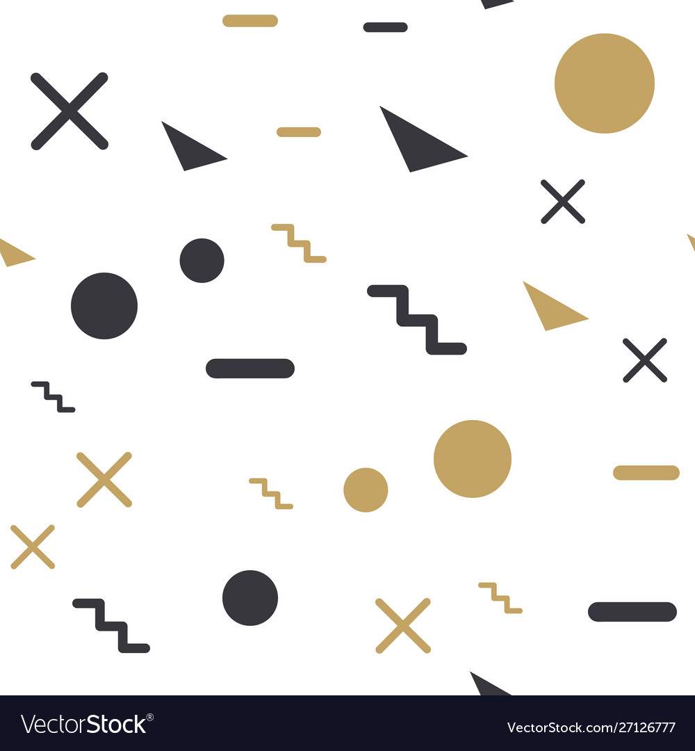 Retro Geometric Shape Pattern