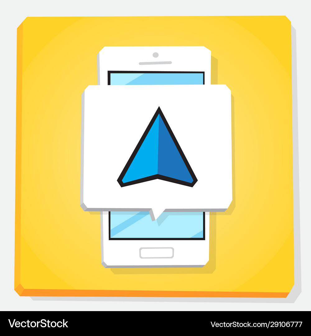 Smartphone 3d isometry flat design Royalty Free Vector Image