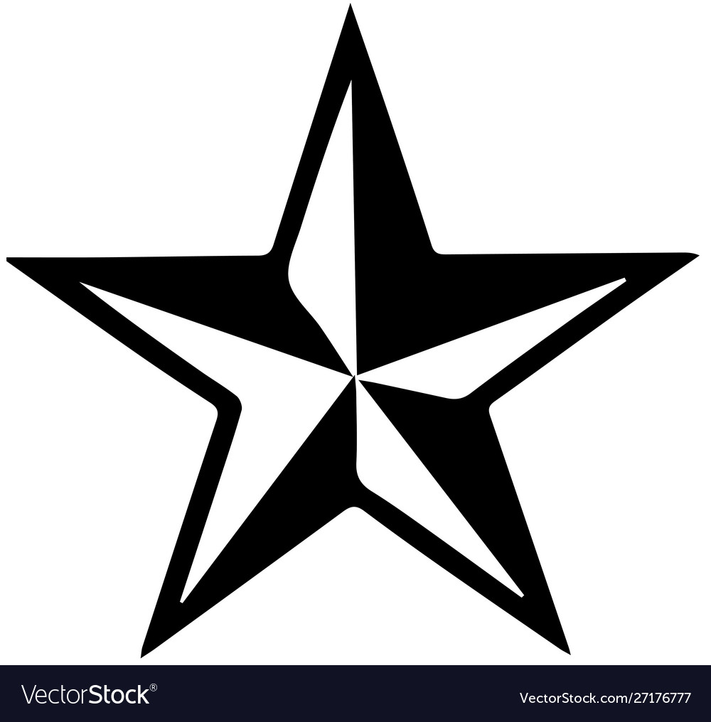 <b>Star</b> icon on white background vector image on VectorStock.