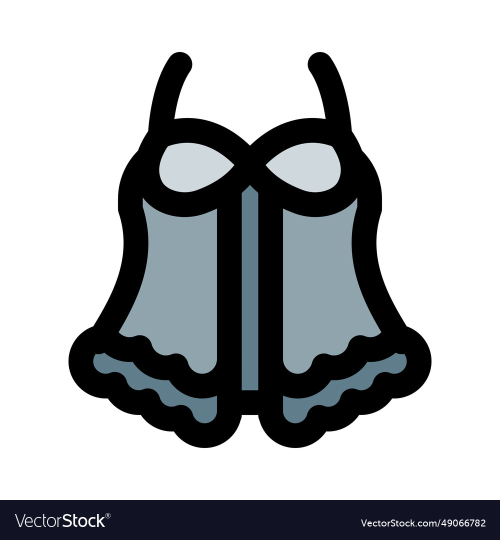 Baby Doll Dress Womens Personal Clothing Vector Image