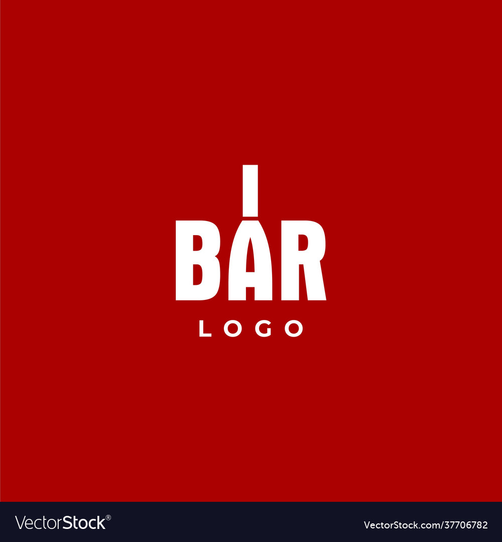 Bar logo Royalty Free Vector Image - VectorStock