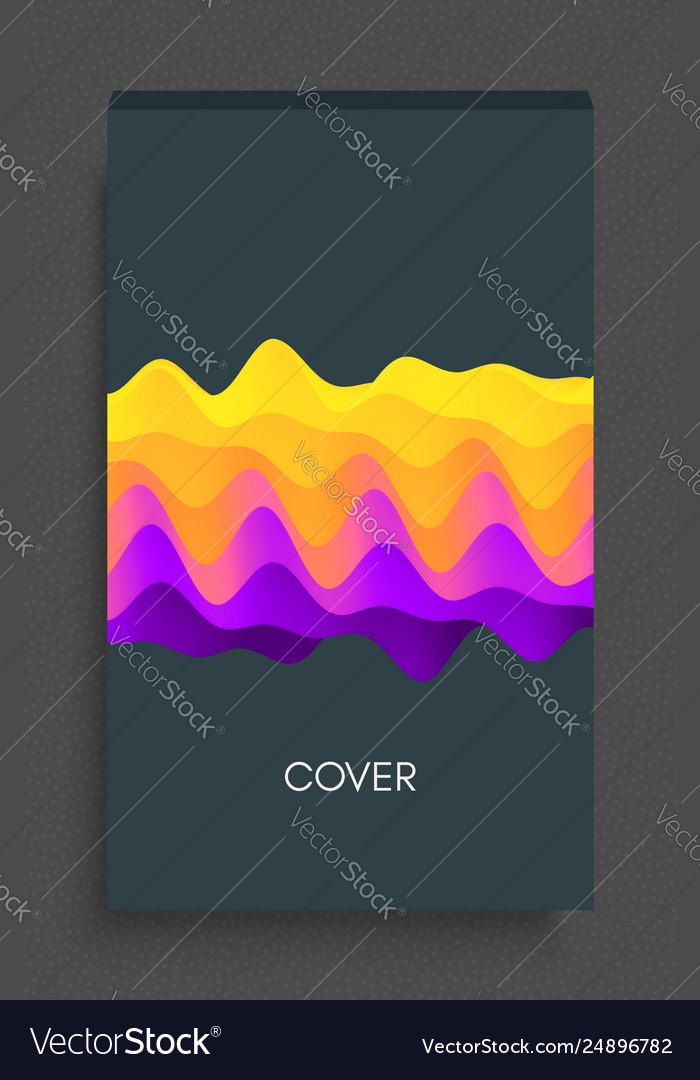 Cover design template abstract background gradient