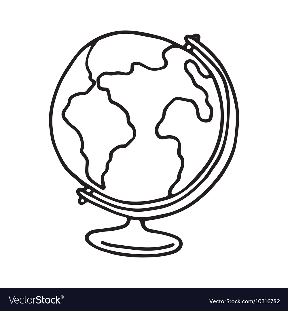 Globe icon outlined