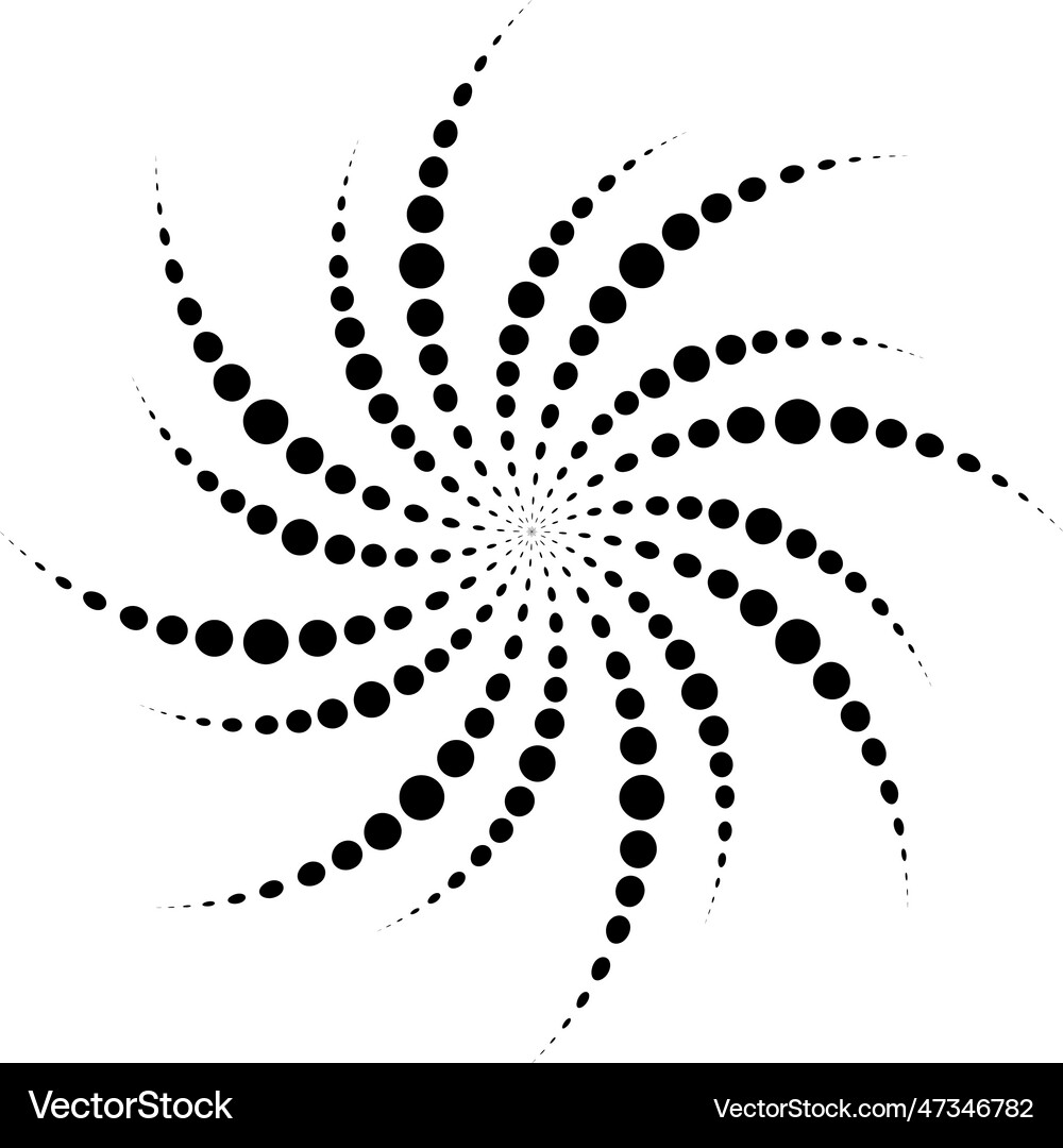 Halftone circle dots Royalty Free Vector Image